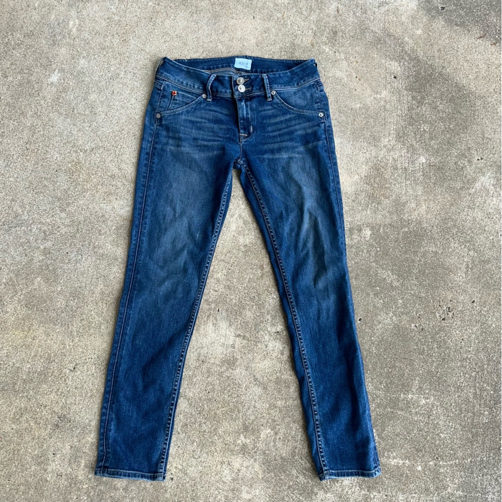 Hudson Collin Flap Skinny Ankle Jeans Size 27 Blue